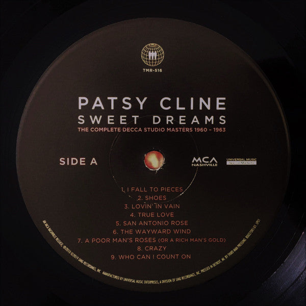 Patsy Cline : Sweet Dreams: The Complete Decca Studio Masters 1960-1963 (3xLP, Comp)