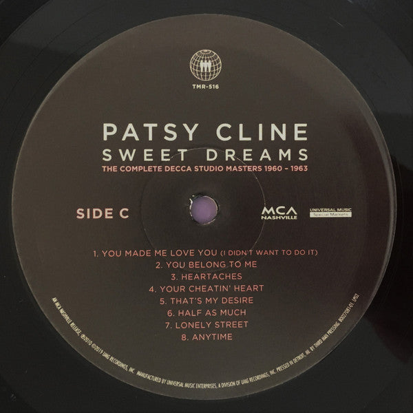 Patsy Cline : Sweet Dreams: The Complete Decca Studio Masters 1960-1963 (3xLP, Comp)