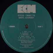 Steve Tibbetts : Safe Journey (LP, Album)