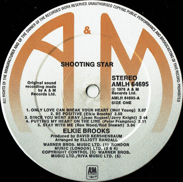 Elkie Brooks : Shooting Star (LP, Album)