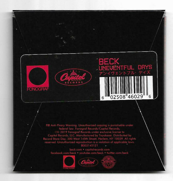 Beck : Uneventful Days (3", S/Sided, RSD, Single)