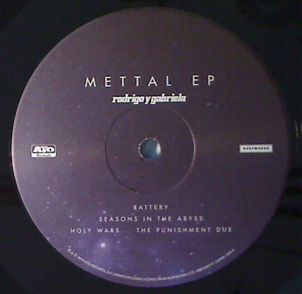Rodrigo Y Gabriela : Mettal EP (12", S/Sided, EP, RSD, Etch, Ltd)