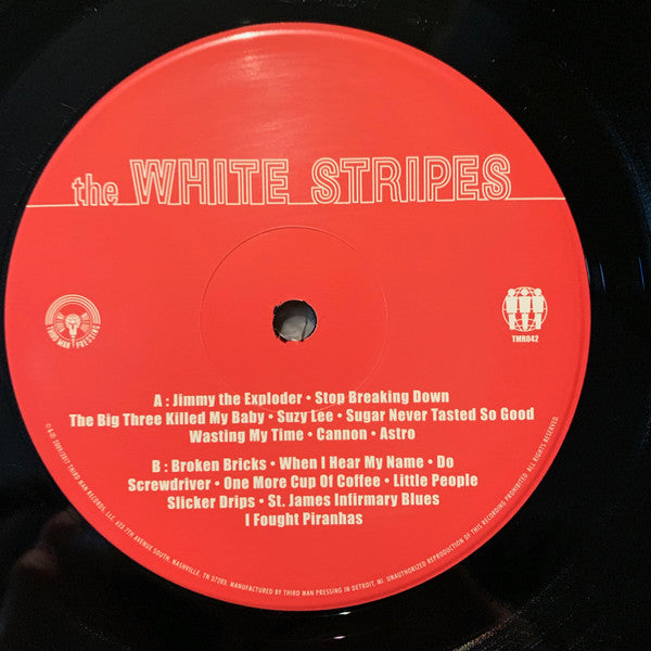 The White Stripes : The White Stripes (LP, Album, RE, RM, 180)