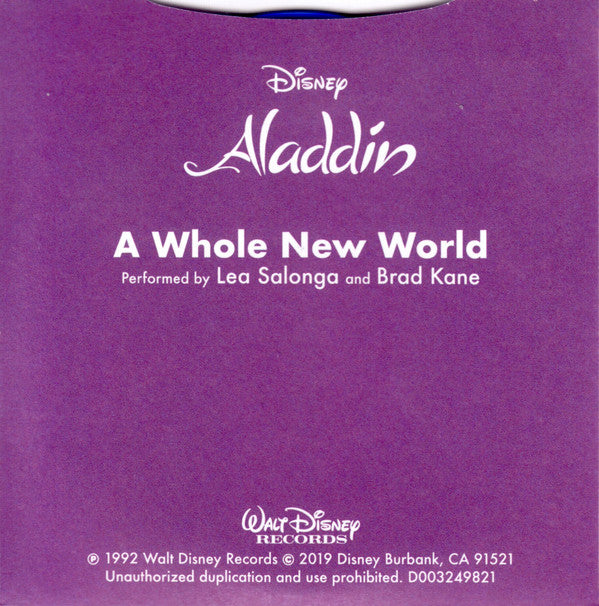 Lea Salonga And Brad Kane : A Whole New World (3", S/Sided, RSD, RE, Blu)