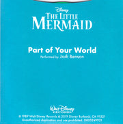 Jodi Benson : Part Of Your World (3", S/Sided, RSD, RE, Gre)