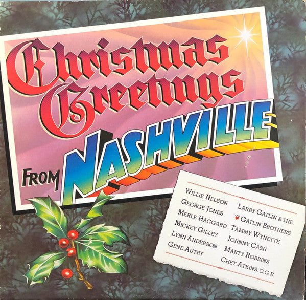 Various : Christmas Greetings From Nashville (LP, Comp, Mono)