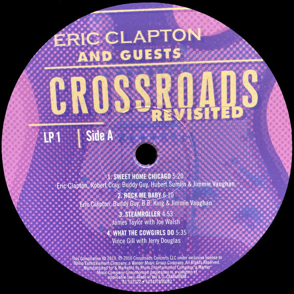 Eric Clapton And Guests : Crossroads Revisited (Selections From The Crossroads Guitar Festivals) (6xLP + Box, Album)