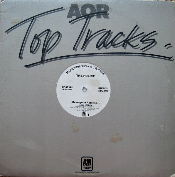 The Police : Message In A Bottle (12", Promo)