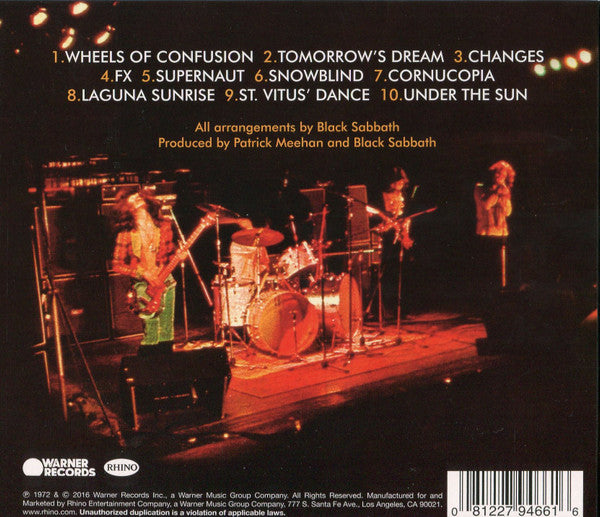 Black Sabbath : Black Sabbath Vol 4 (CD, Album, RE, RM, Dig)