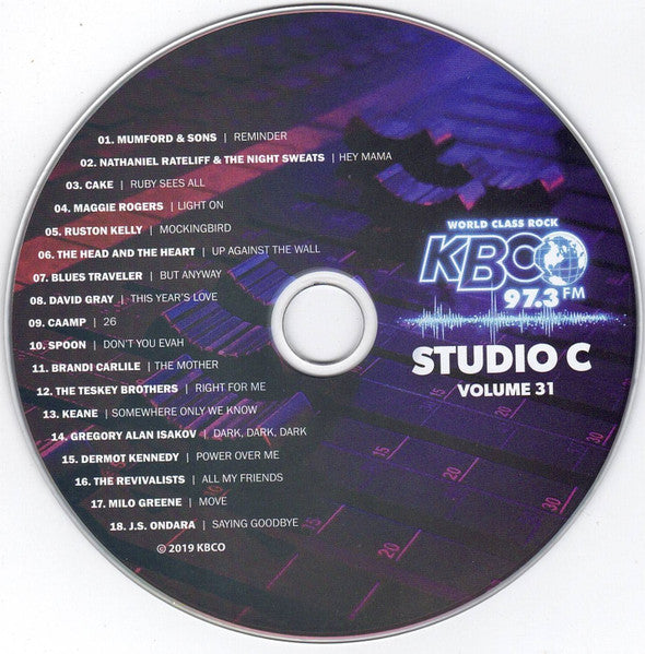 Various : 97.3 KBCO Studio C Volume 31 (CD)