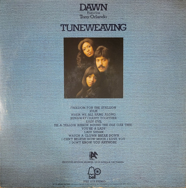 Dawn (5) Featuring Tony Orlando : Tuneweaving (LP, Album, Ter)