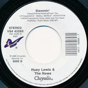 Huey Lewis & The News : Perfect World (7", Single, Styrene)