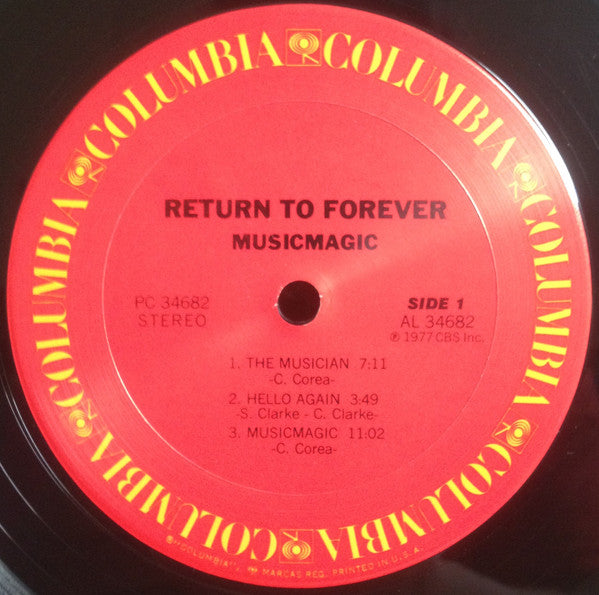 Return To Forever : Musicmagic (LP, Album, San)