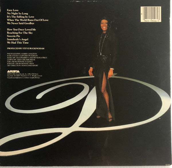 Dionne Warwick : No Night So Long (LP, Album, Ter)