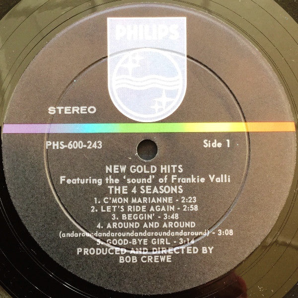 The 4 Seasons* : New Gold Hits (LP, Album, Mer)