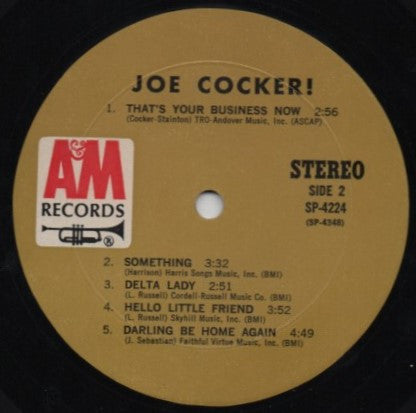 Joe Cocker : Joe Cocker! (LP, Album, Mon)
