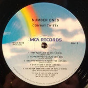 Conway Twitty : Number Ones (LP, Comp, Pin)