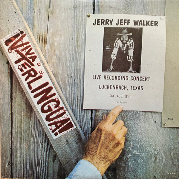 Jerry Jeff Walker : ¡Viva Terlingua! (LP, Album, RE, Glo)