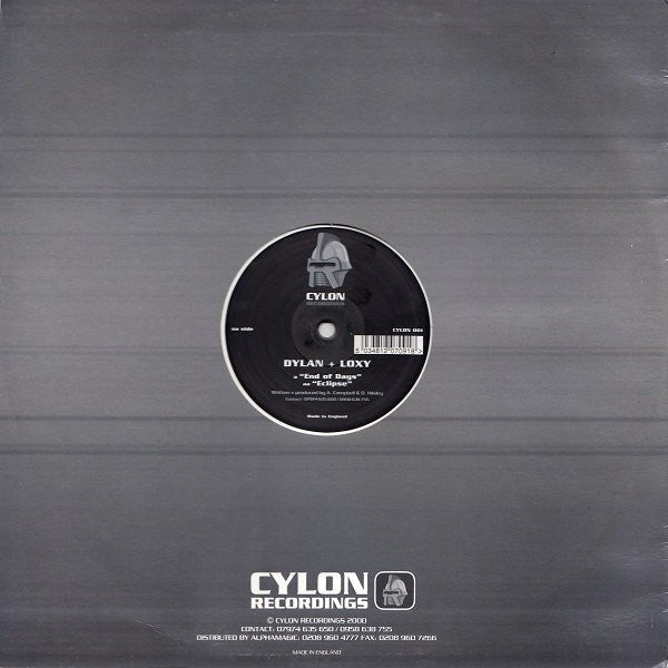 Dylan & Loxy : End Of Days / Eclipse (12")