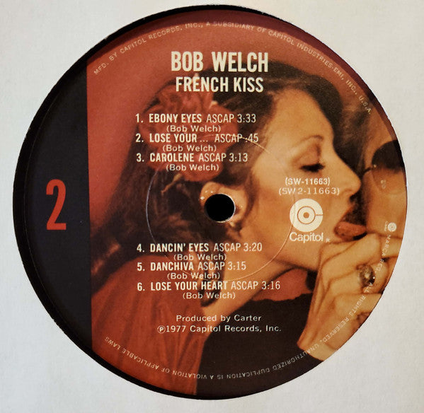 Bob Welch : French Kiss (LP, Album, Jac)