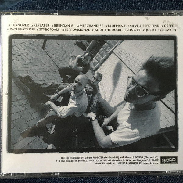 Fugazi : Repeater + 3 Songs (CD, Album, Comp, RE, RM, ADS)