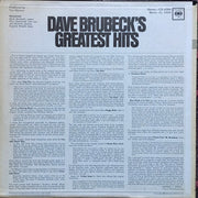 Dave Brubeck : Dave Brubeck's Greatest Hits (LP, Comp, San)