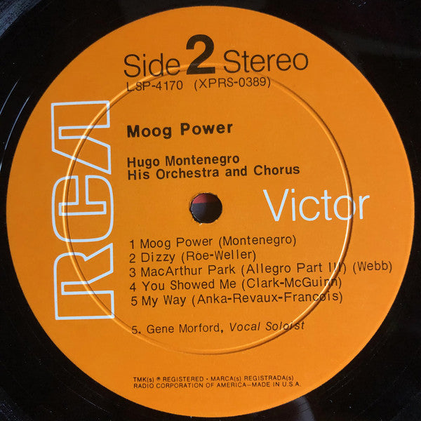 Hugo Montenegro : Moog Power (LP, Hol)