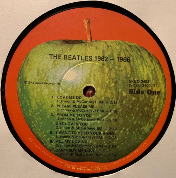 The Beatles : 1962-1966 (2xLP, Comp, RE, Win)
