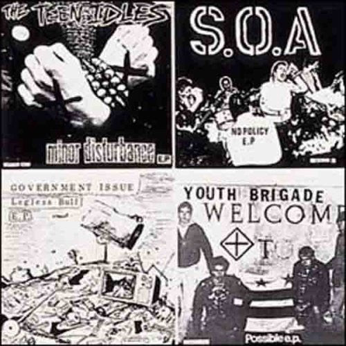 the album cover for Four Old Seven Inches - Four Old Seven Inches / Var