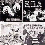 the album cover for Four Old Seven Inches - Four Old Seven Inches / Var