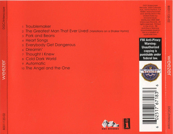 Weezer : Weezer (CD, Album)