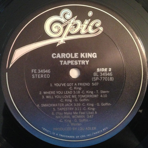 Carole King : Tapestry (LP, Album, RE, RP, Car)