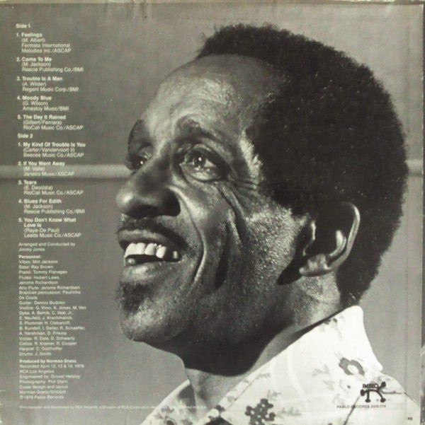 Milt Jackson And Strings* : Feelings (LP, Album, Ind)