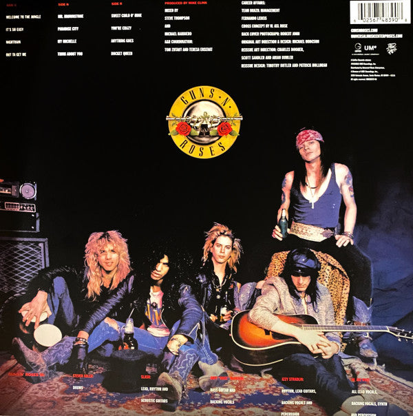 Guns N' Roses : Appetite For Destruction (LP + LP, S/Sided, Hol + Album, Ltd, RE, RM, S/Edit)