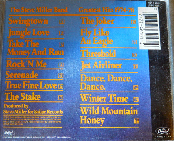 Steve Miller Band : Greatest Hits 1974-78 (CD, Comp, RE)