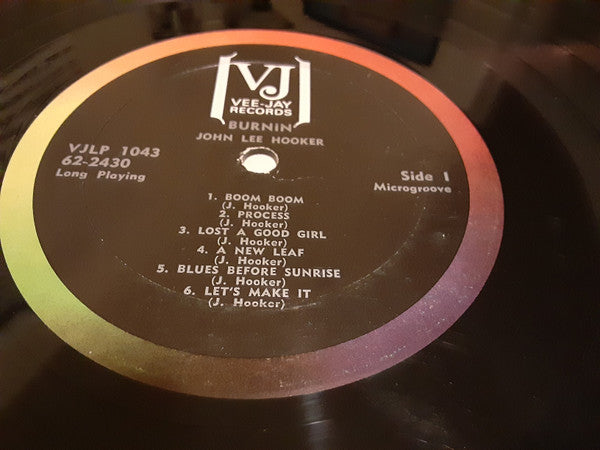 John Lee Hooker : Burnin' (LP, Album, Mono)