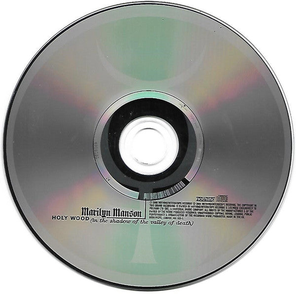 Marilyn Manson : Holy Wood (In The Shadow Of The Valley Of Death) (CD, Album, RP)