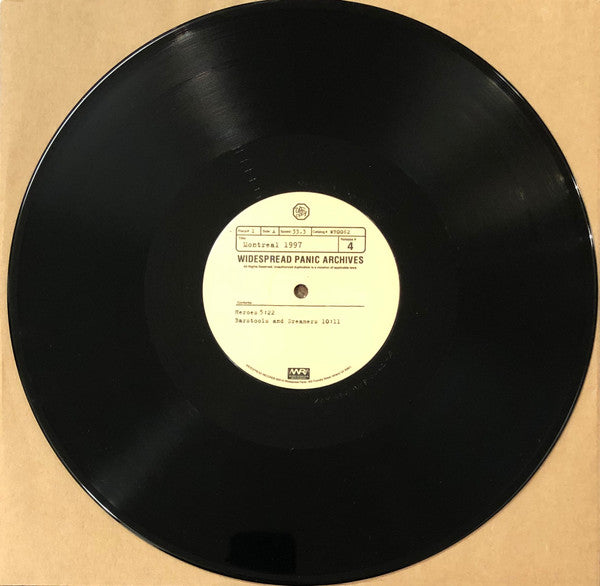 Widespread Panic : Montreal 1997 (5xLP + LP, S/Sided, Etch + RM)