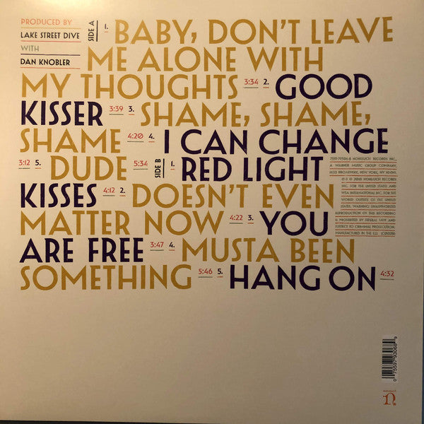 Lake Street Dive : Free Yourself Up (LP, Album)