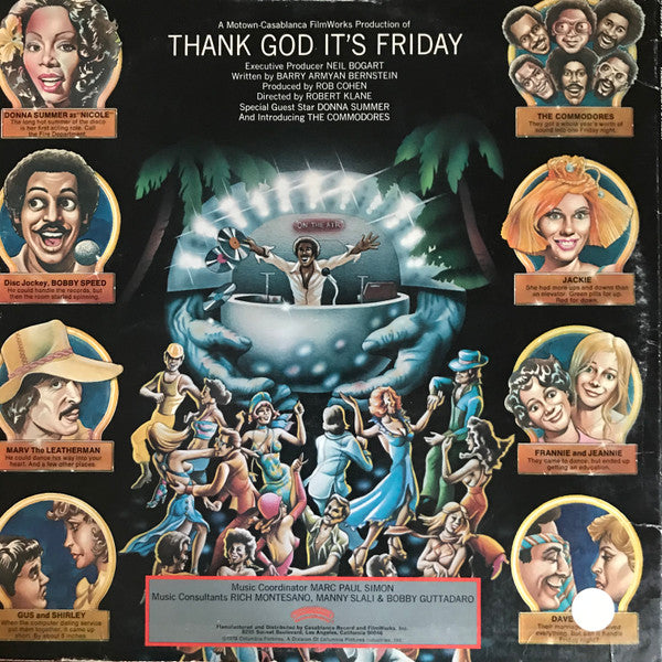 Various : Thank God It's Friday (The Original Motion Picture Soundtrack) (2xLP, Album, Fir + 12", S/Sided)