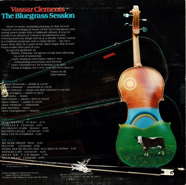 Vassar Clements : The Bluegrass Session (LP, Album)