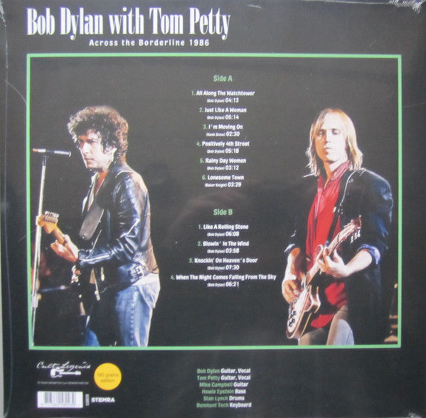 Bob Dylan With Tom Petty : Across The Borderline 1986 (LP, Album, S/Edition, Unofficial)