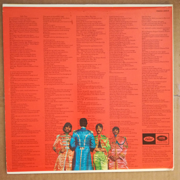 The Beatles : Sgt. Pepper's Lonely Hearts Club Band (LP, Album, RP, LA )