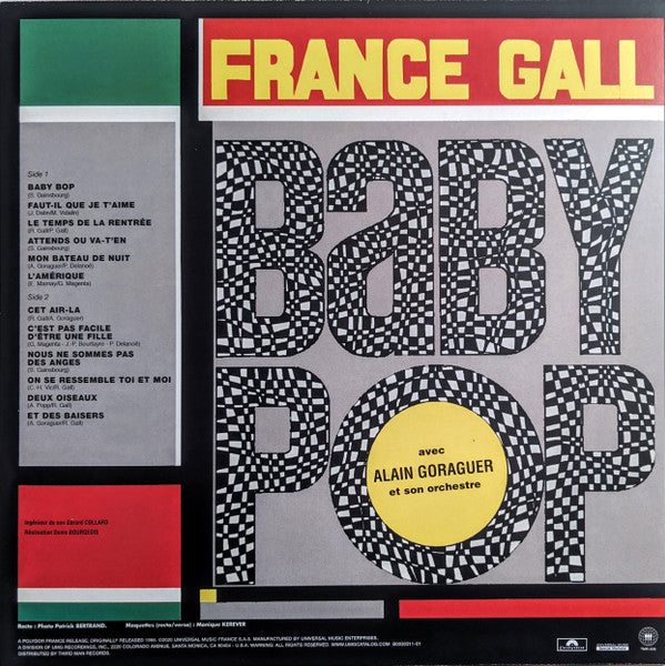 France Gall : Baby Pop (LP, Album, Mono, RE, 180)