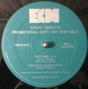 Steve Tibbetts : Test / Vision (12", Promo)