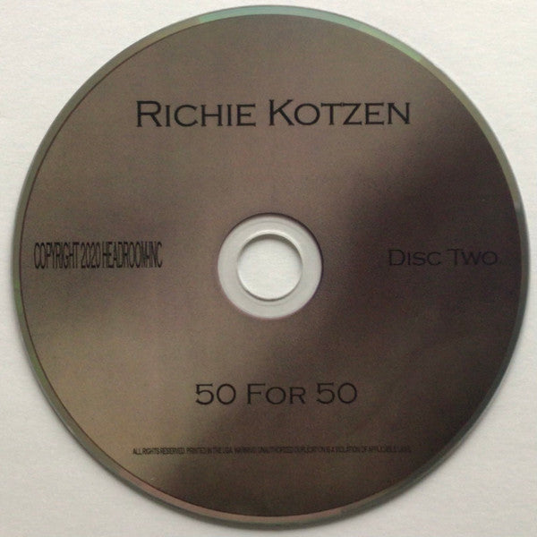 Richie Kotzen : 50 For 50 (3xCD, Album)