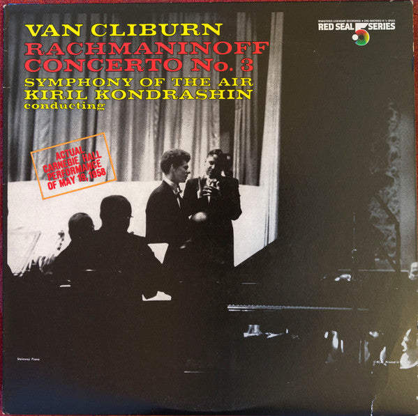 Van Cliburn / Rachmaninoff* / Symphony Of The Air, Kiril Kondrashin : Concerto No. 3 (LP, RE, RM)