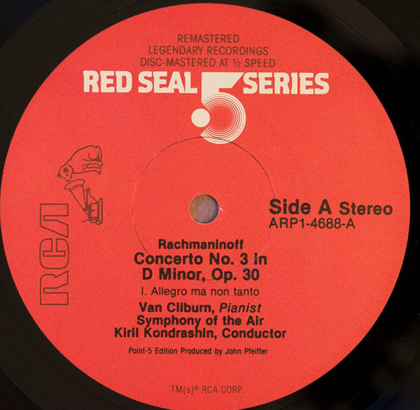 Van Cliburn / Rachmaninoff* / Symphony Of The Air, Kiril Kondrashin : Concerto No. 3 (LP, RE, RM)