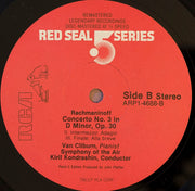 Van Cliburn / Rachmaninoff* / Symphony Of The Air, Kiril Kondrashin : Concerto No. 3 (LP, RE, RM)