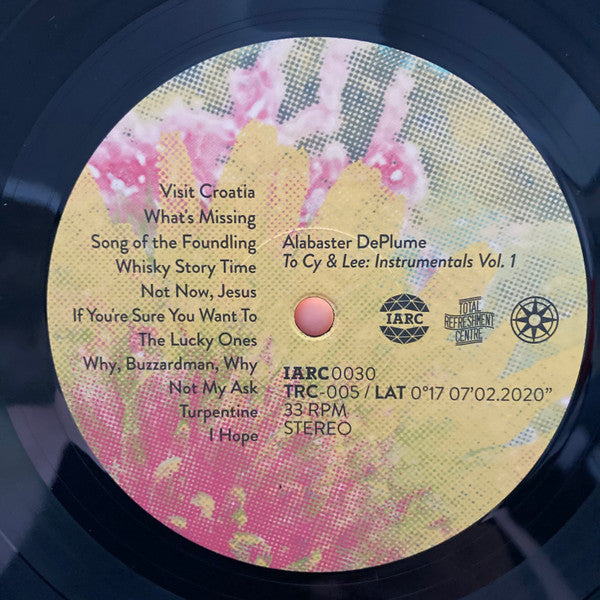 Alabaster DePlume : To Cy & Lee: Instrumentals Vol. 1 (LP, Comp)
